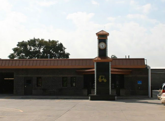 Front side of the shop